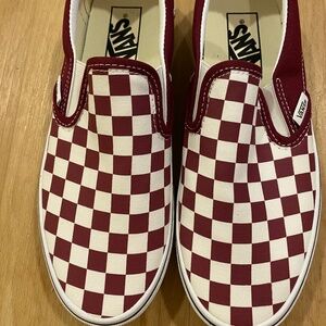 Vans NIB Classic Slip-on checkerboard women’s size 8
